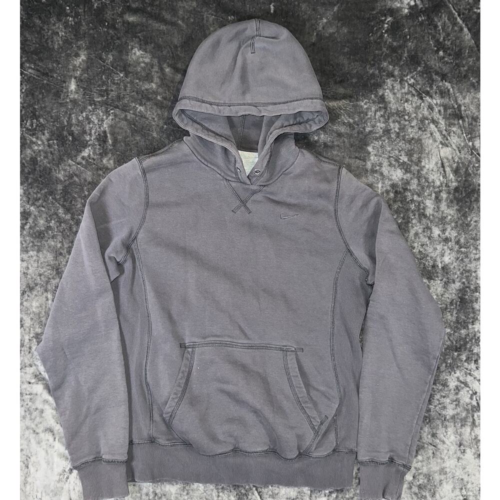 Nike Athletic Dept Hoodie Men’s Medium (Runs Small) Gray Washed Vintage Pullover